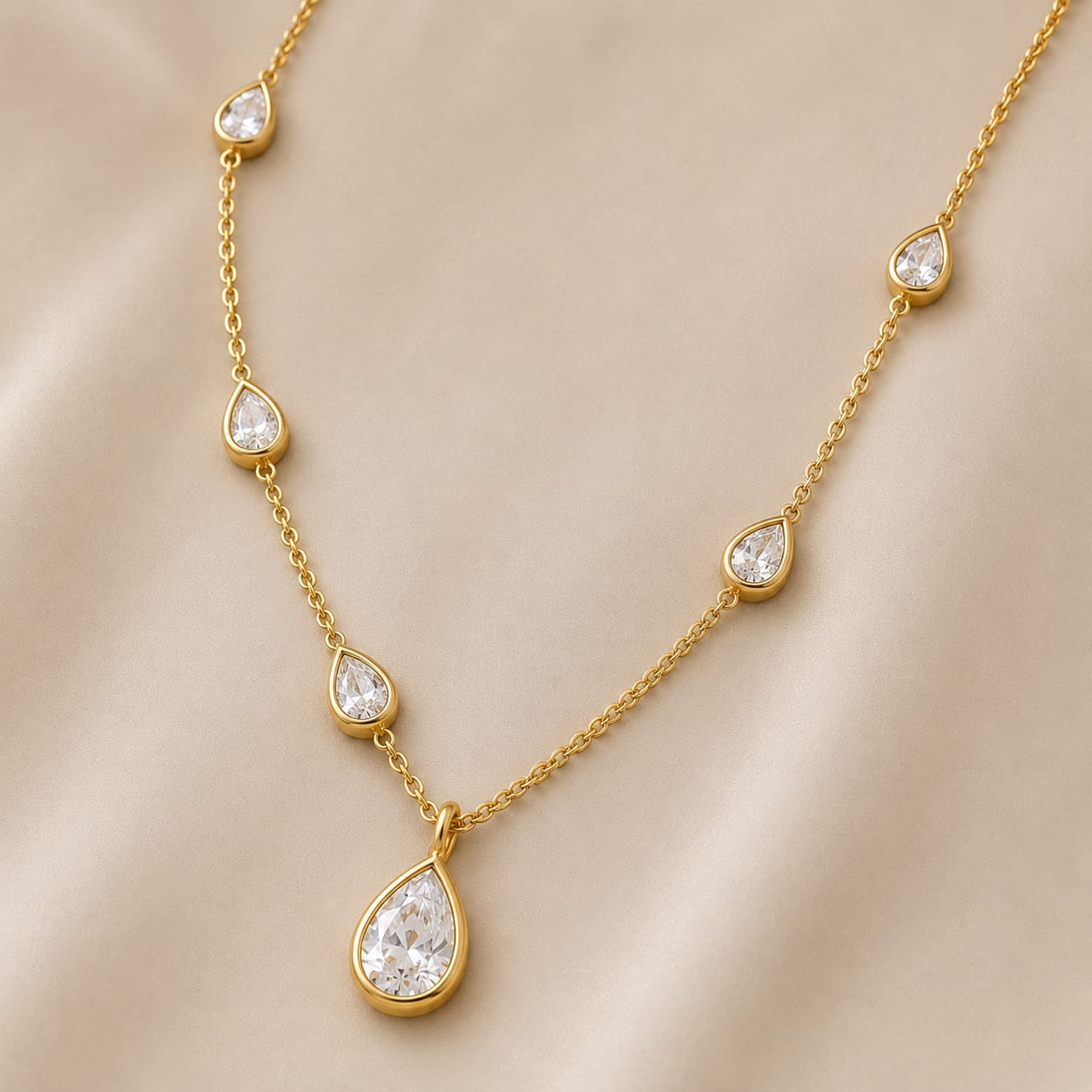 Pear Diamond Chain
