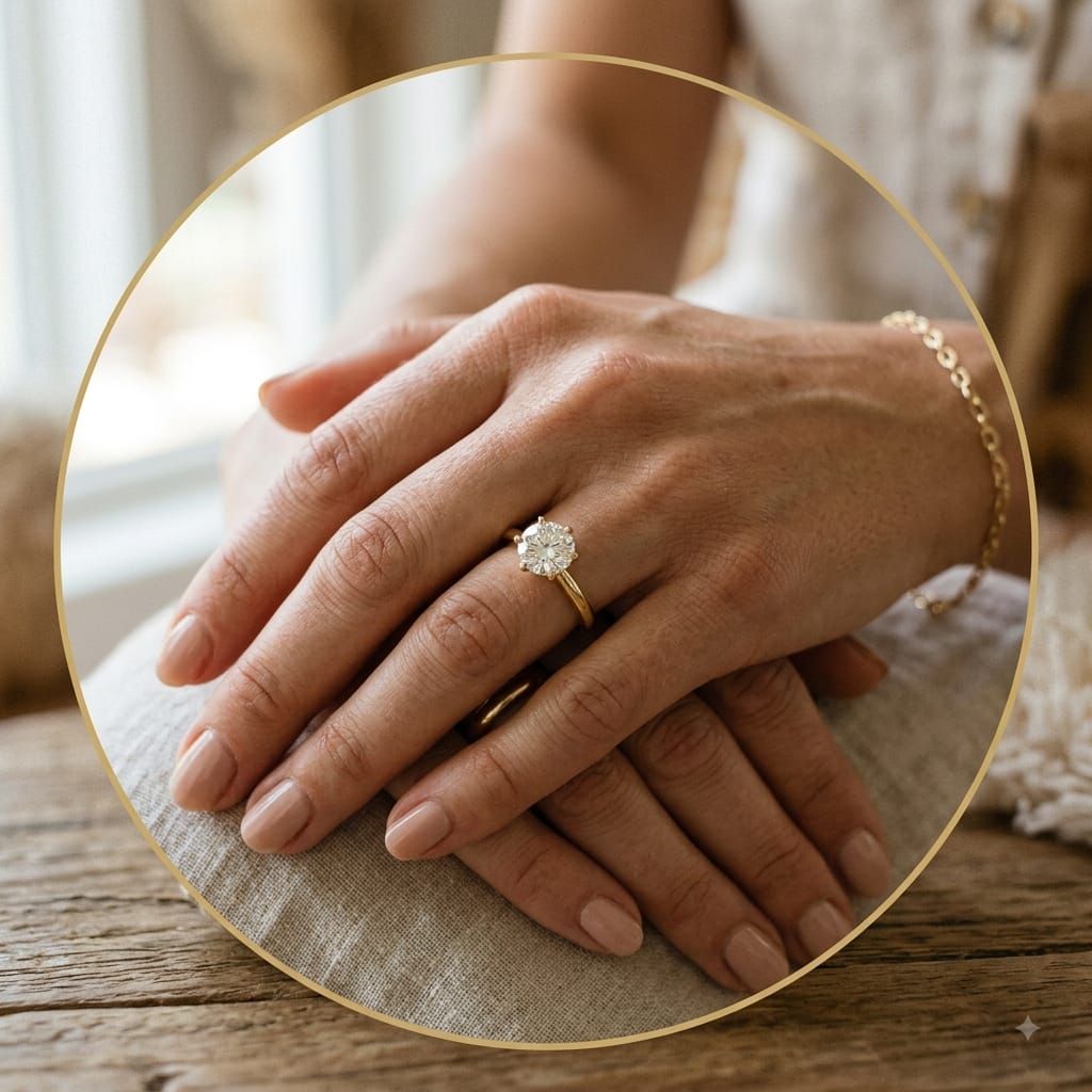 Round Brilliant Lab-Grown Diamond Ring